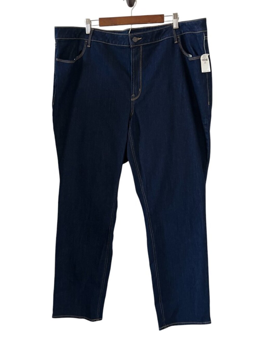 Old Navy NEW High Rise Straight Dark Wash Jeans Size 24L